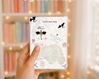Inserto para Kindle de Fourth Wing / Inserto para lector electrónico imprimible / Lector de fantasía Empyrean / Regalo digital para amantes de los libros de Booktok