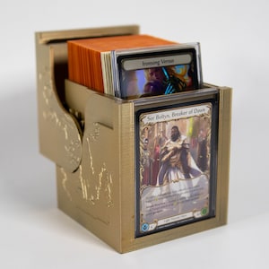 Caja de cubierta elevadora impresa en 3D para Flesh & Blood / Magic the Gathering (Dusk til Dawn)