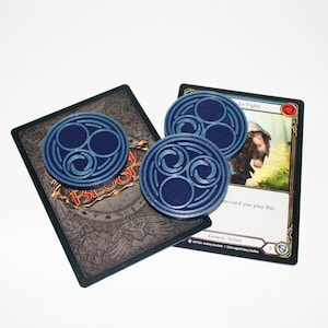 Double sided 3D-Printed Flesh & Blood Pitchpoint/Chi Token