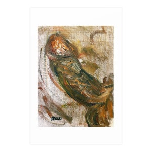 Gay Art Print, Muscle Hunk Artwork, Sensual Male Painting, Erotic Gay