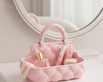 Handbag Jewelry Organizer STL File – 3D Printable Makeup & Jewelry Storage, Instant Download