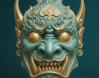 Máscara de vampiro gótica STL: archivo de impresión 3D, cosplay y decoración (descarga digital)