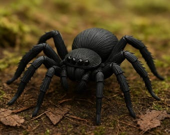 Realistisches Spinnen STL Modell – Hoch detailliertes Spinnentier | Sofort Download + gratis 3D Druck Anleitung