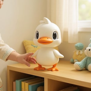 Cute Duck STL – 3D Printable Kawaii Duckling Model for Toys & Decor