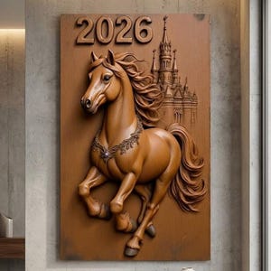Relieve de pared de caballo 2026 STL + Guía de impresión 3D gratuita para principiantes: panel para descarga instantánea