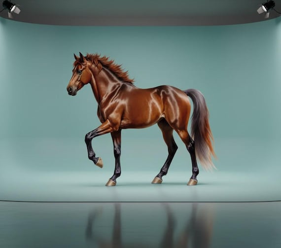 Realistic Horse 3D Model STL – Beginner Friendly 3D Print File (Instant Download)