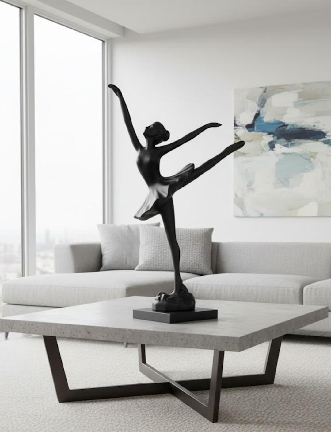 Elegant Ballerina Figurine STL – 3D Printing Sculpture (digital ...