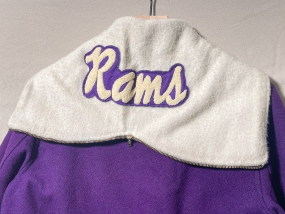 Vintage 60s 70s Shahans Purple and White Rams Var… - image 7