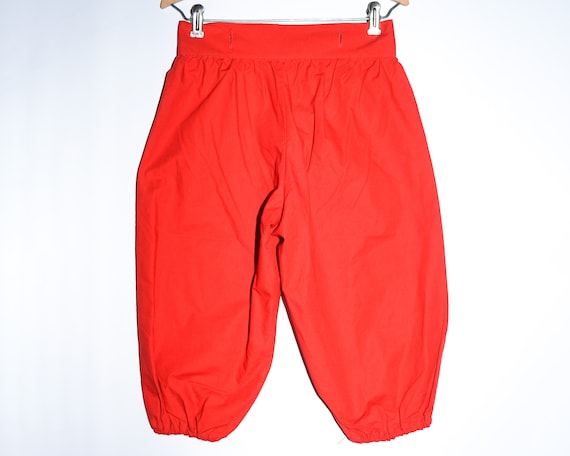 Vintage 1940s Handmade Red Bloomer Pants Womens s… - image 6