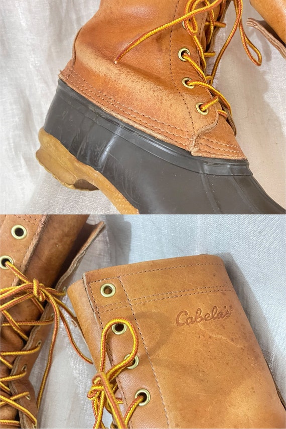 90s 2000s Duck Boots Men's US Size 6 - Cabela's -… - image 4