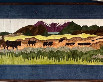 On To Greener Pastures - 2017 Row By Row (9" x 36")