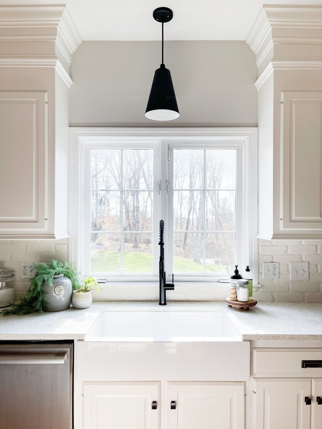 Laurel 8 Small Modern Ceiling Light Kitchen Island & Sink Pendant - Etsy