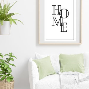 Monochrome Wall Art / Black and White Wall Art/ Home Decor / Home Wall Art