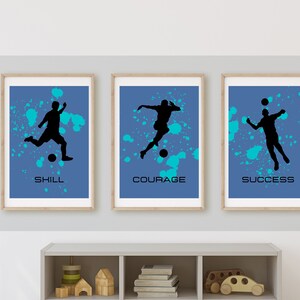 Voetbal Afdrukbare Wall Art - DIGITAAL BESTAND