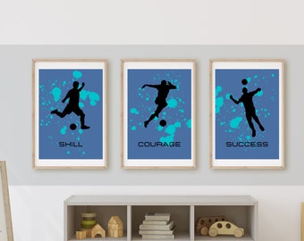 Soccer Printable Wall Art - DIGITAL FILE