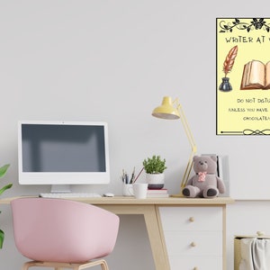 Escritor en work print / Home Office Print