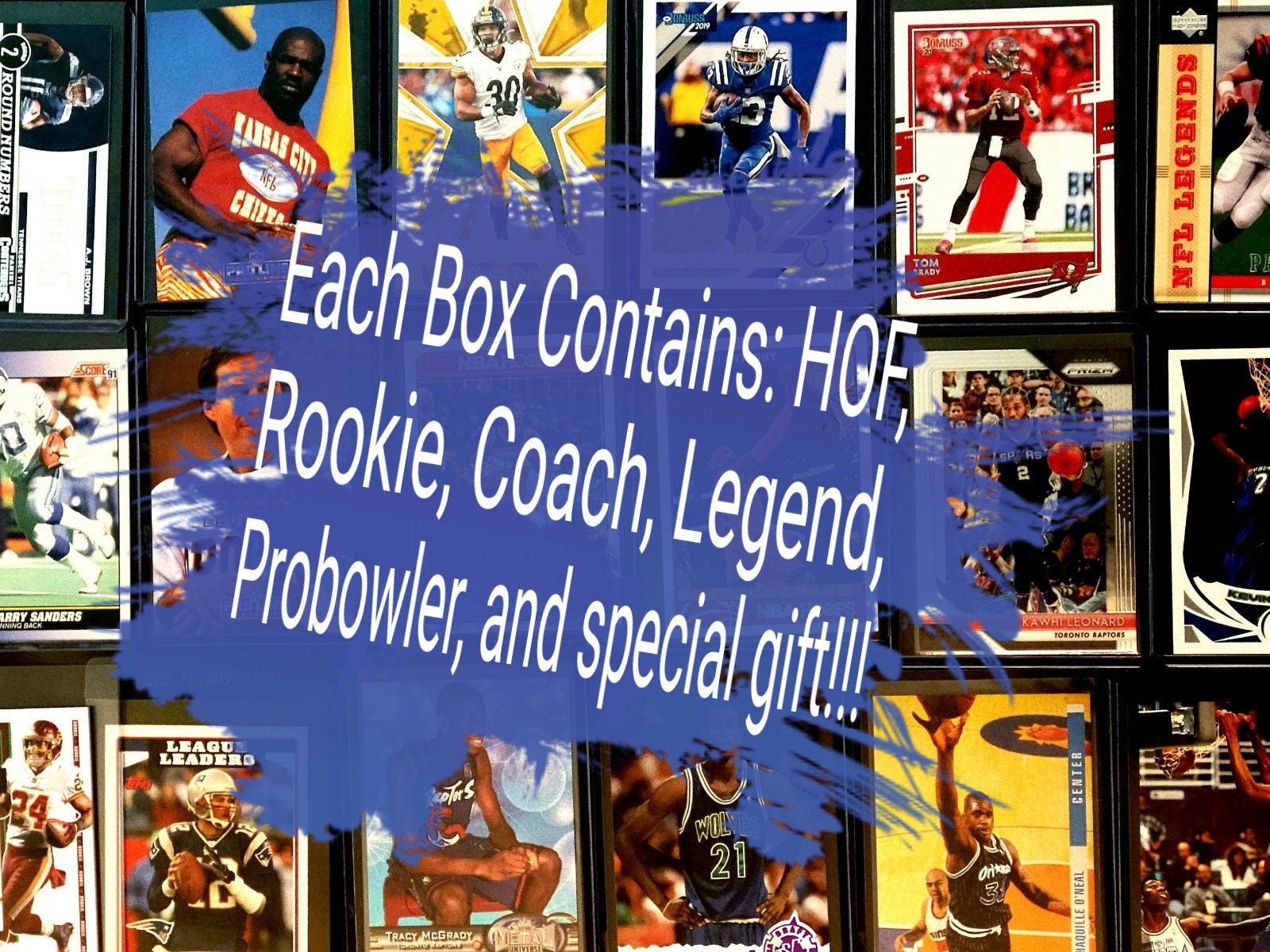 30 Card Mystery Box NFL Etsy