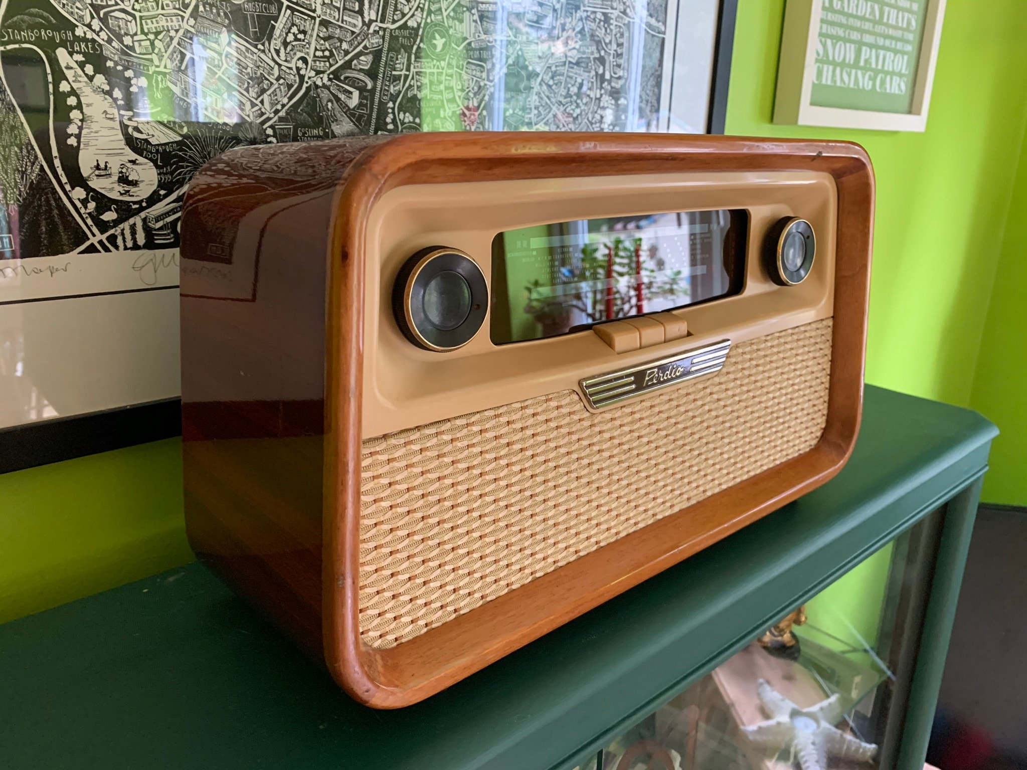 Perdio Vintage Radio Bluetooth Speaker Etsy
