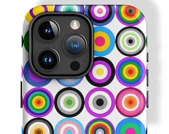 Funda para iPhone con banderas del orgullo LGBTQ: diseño que apoya a los aliados.