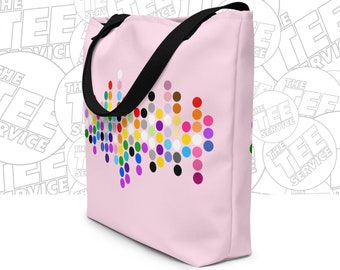 Bolsa de tela con banderas del orgullo LGBTQ: diseño arcoíris que favorece a los aliados