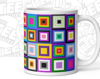 Taza con banderas del orgullo LGBTQ: diseño amigable