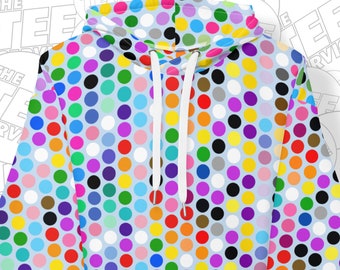 LGBTQ and Ally Pride Dots Hoodie Representing 20 LGBT Pride Flags Gay Lesbian Bi Trans Queer  Love Is Love Say Gay