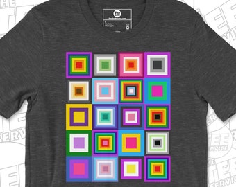 LGBTQ and Ally Pride Boxes T-Shirt Representing 20 LGBT Pride Flags Gay Lesbian Bi Trans Queer Love Is Love Say Gay