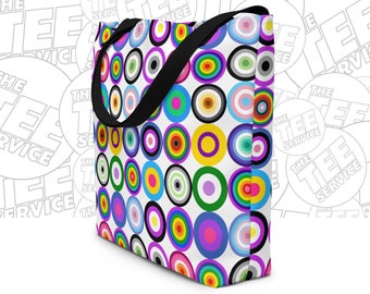 Bolsa de playa con banderas del orgullo: LGBTQ Ally
