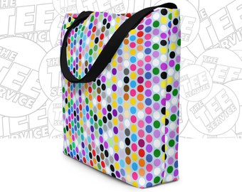Bolsa de tela con banderas del orgullo LGBTQ: diseño arcoíris que favorece a los aliados
