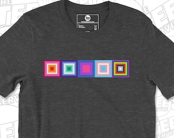 Camiseta con banderas del orgullo LGBTQ: Gay, lesbiana, bisexual, transgénero y queer