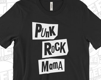 Punk Rock Mama, Punk New York T-Shirt, Sex Pistols, Pistols, Punk Clothing, by The Tee Service