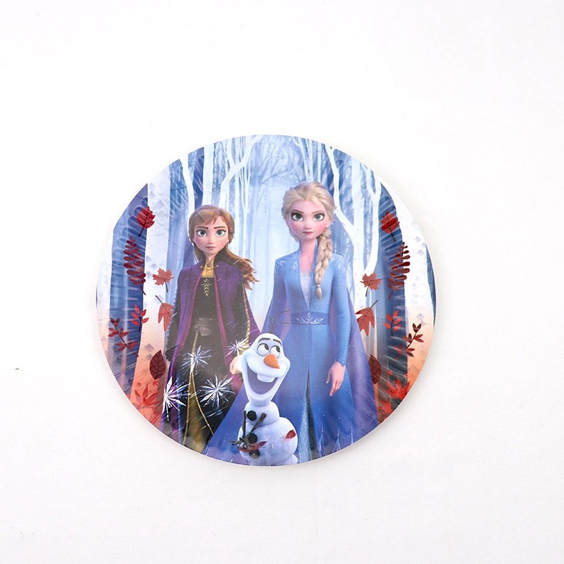 Frozen Backdrop Birthday Party Elsa and Anna Olaf Poster - Etsy