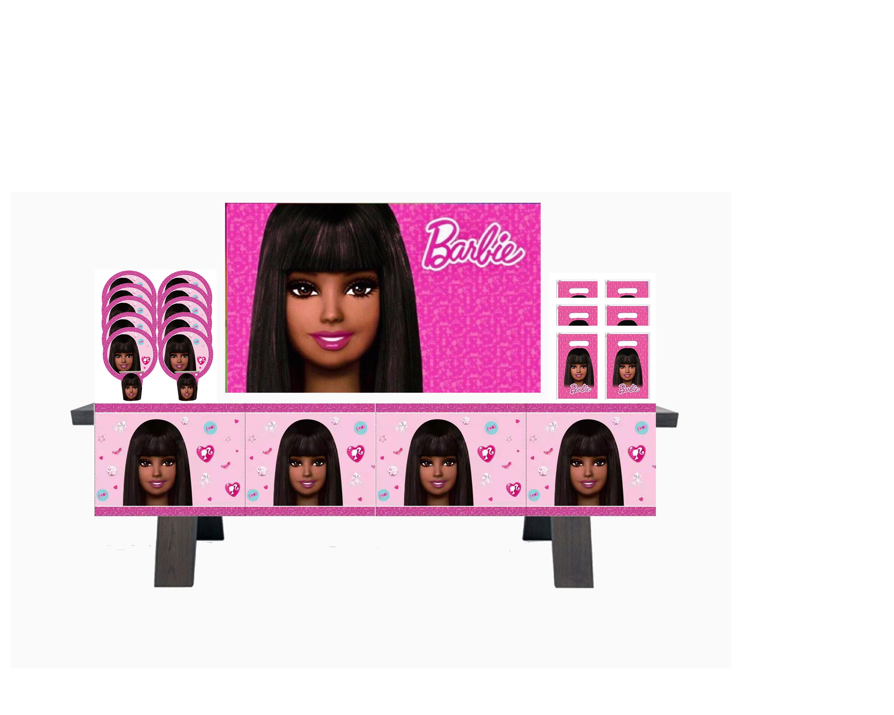Hermosa Barbie Negra 7x5ft Telón De Fondo Tema De Fiesta Etsy