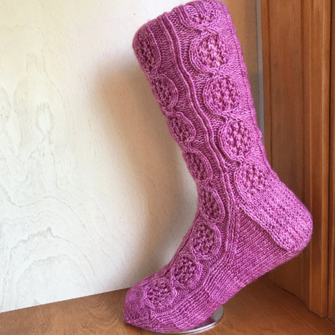 Fancy Jane Socks Knitting Pattern PDF Women's Sock Pattern to Knit Etsy
