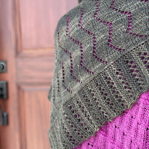 Simple Lace Shawl Pattern PDF Little Birdie Shawl Oversized Hand Knit ...