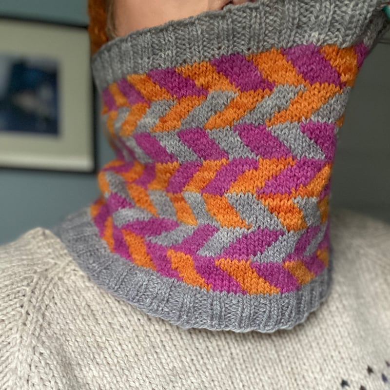 Hand Knit Turtleneck Cowl - Etsy