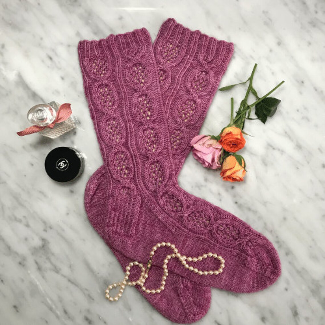 Fancy Jane Socks Knitting Pattern PDF Women's Sock Pattern to Knit Etsy