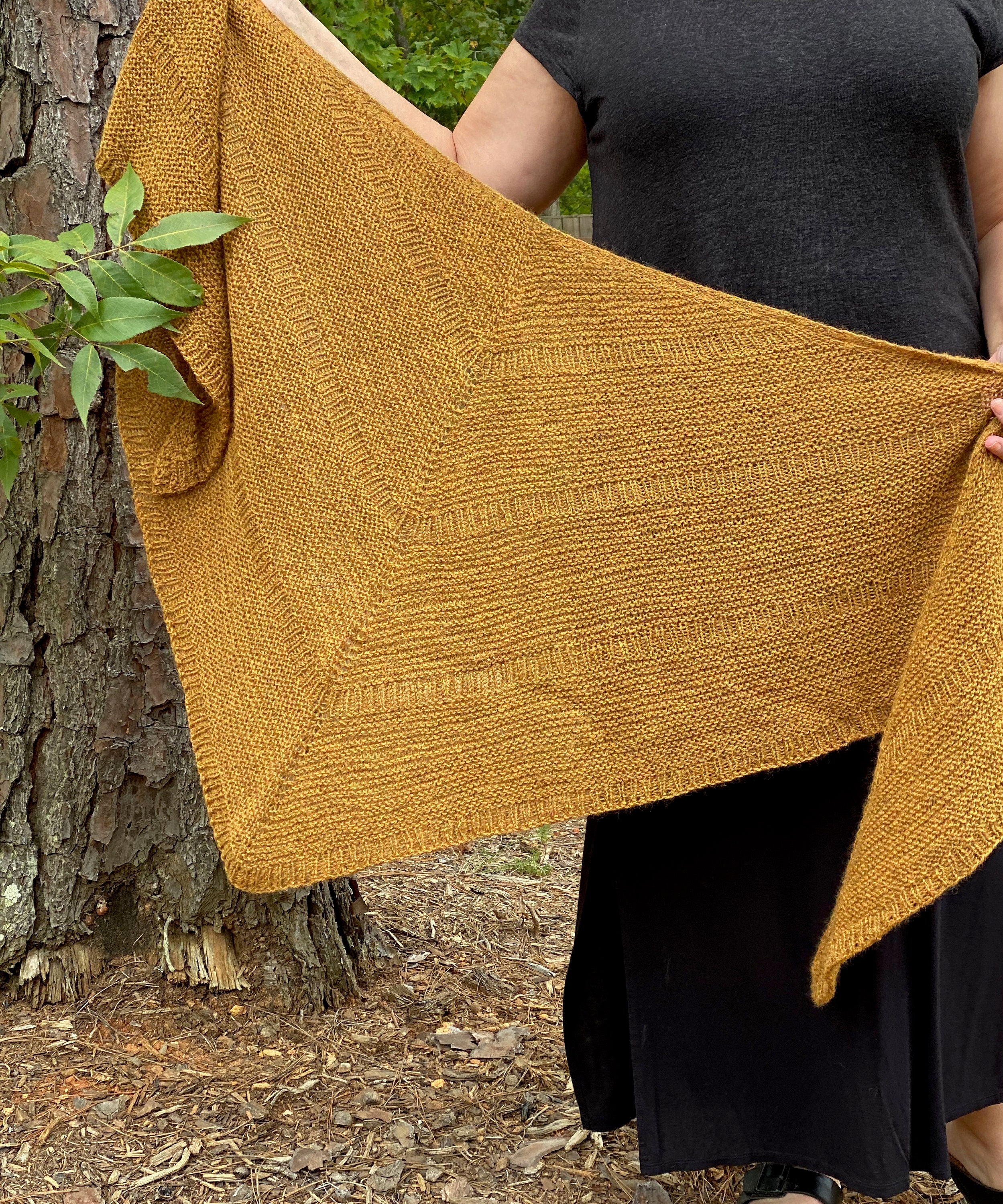 Beginner Knitting Shawl Pattern - Quintessential Shawl (PDF)