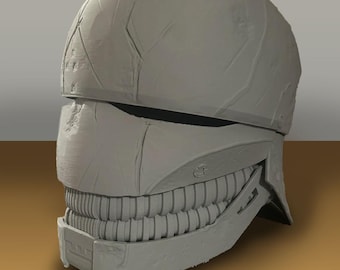 Acolyte Qimir Helmet, Gauntlet, Lightsaber 3d printed kit