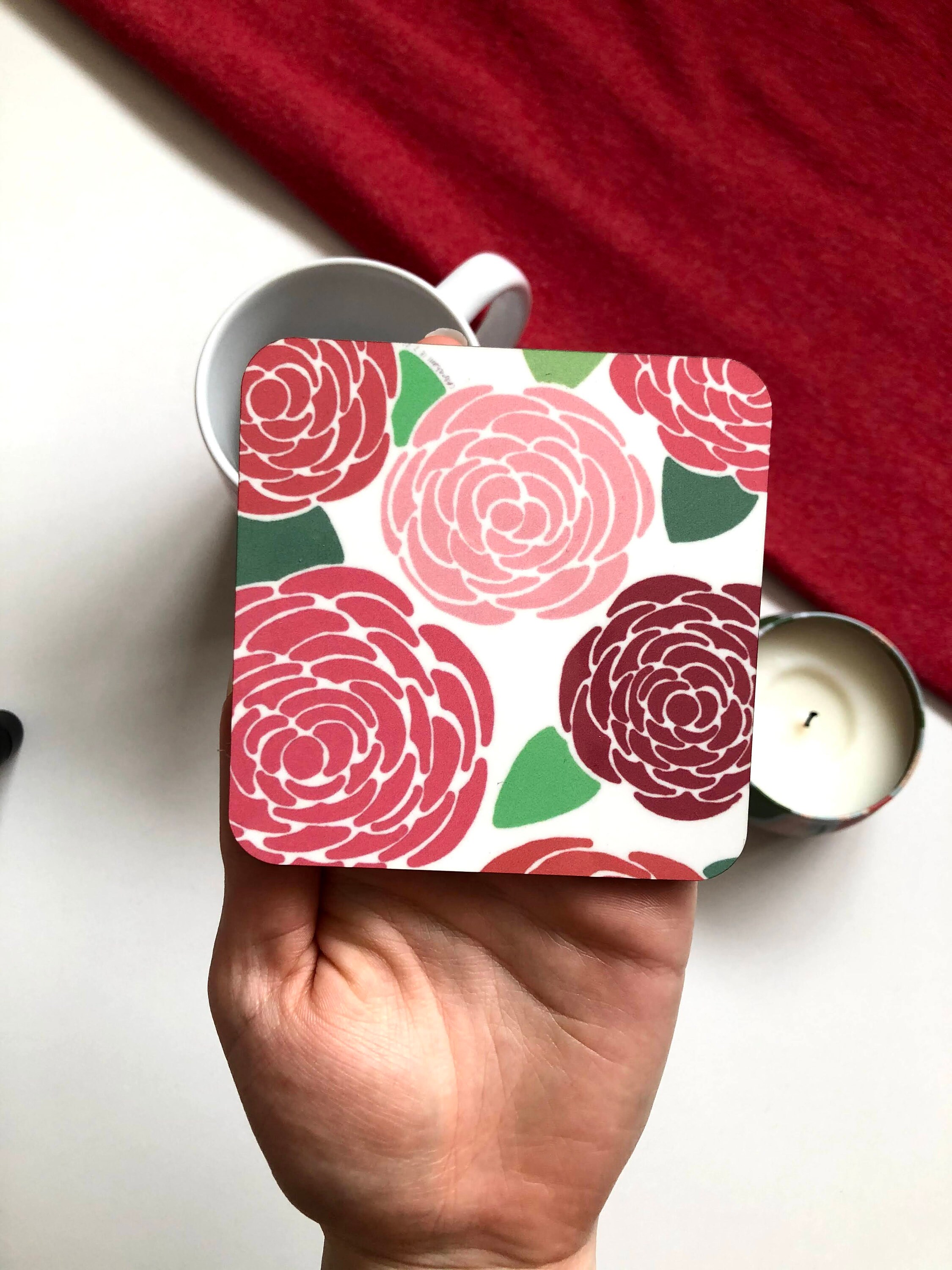 Flowers Coaster | Etsy