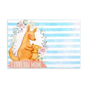 Mama Postkarte, I Love You Mom Karte, Muttertagskarte, Mama Geburtstagskarte, Karten für Mama, Mutter Weihnachten Postkarte