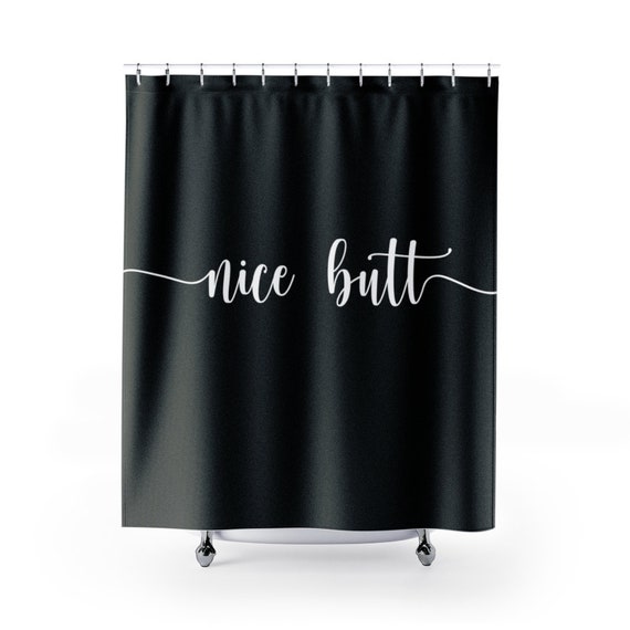 Shower Curtain for Men, Men Bathroom Décor, Nice Butt Shower