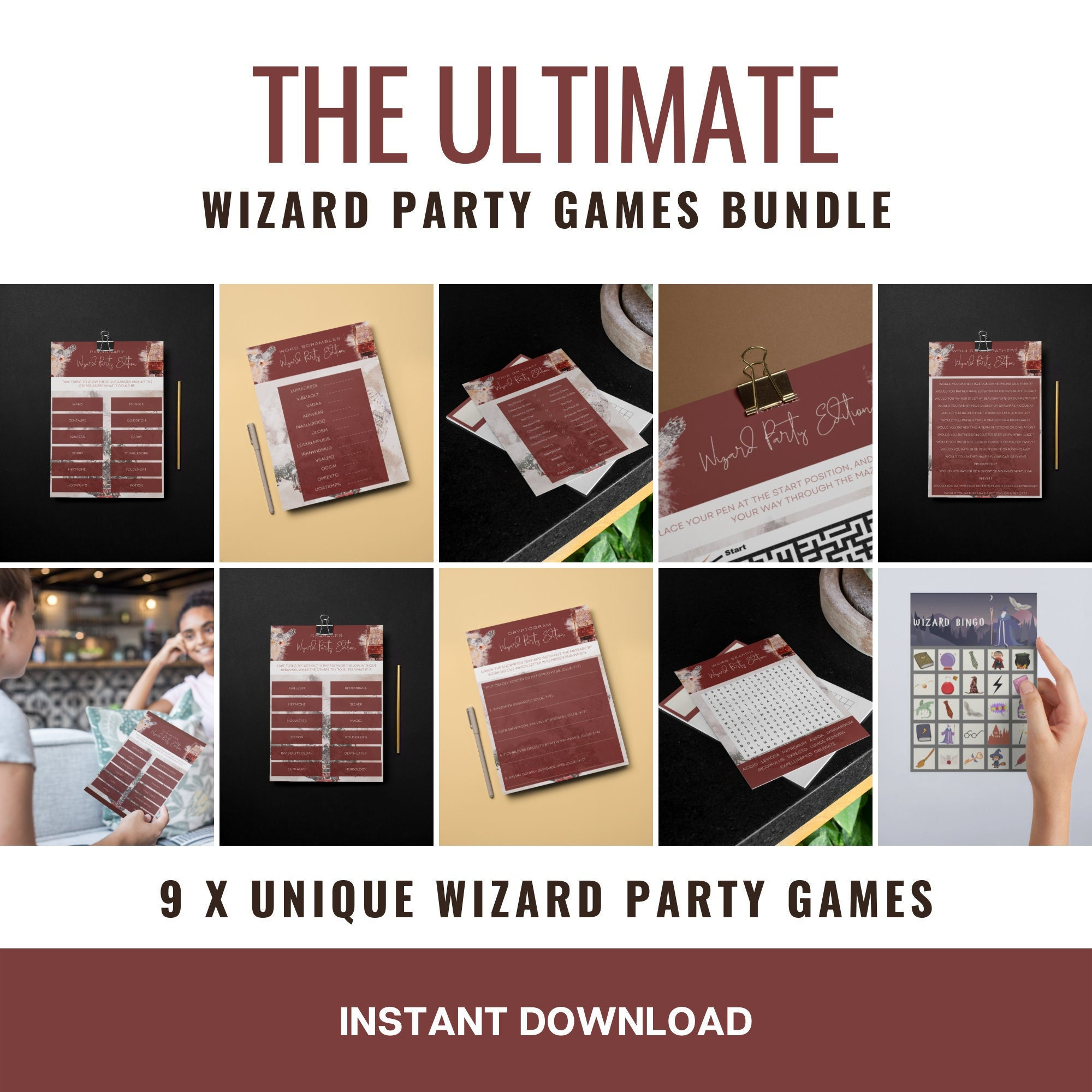 Party Games Party Favors & Games Wizard Party Games Directions & Supply ...