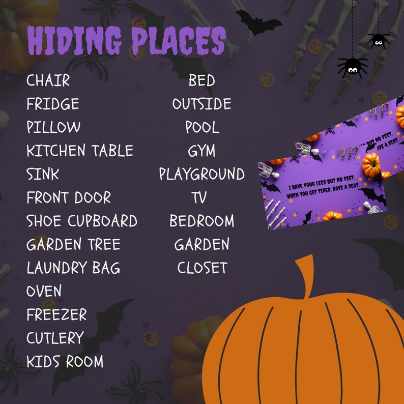 Halloween scavenger hunt party games for kids Halloween trick or treat activities kids spooky Halloween games and activities Halloween 2022 scavenger hunt indoor and outdoor kids Halloween party entertainment