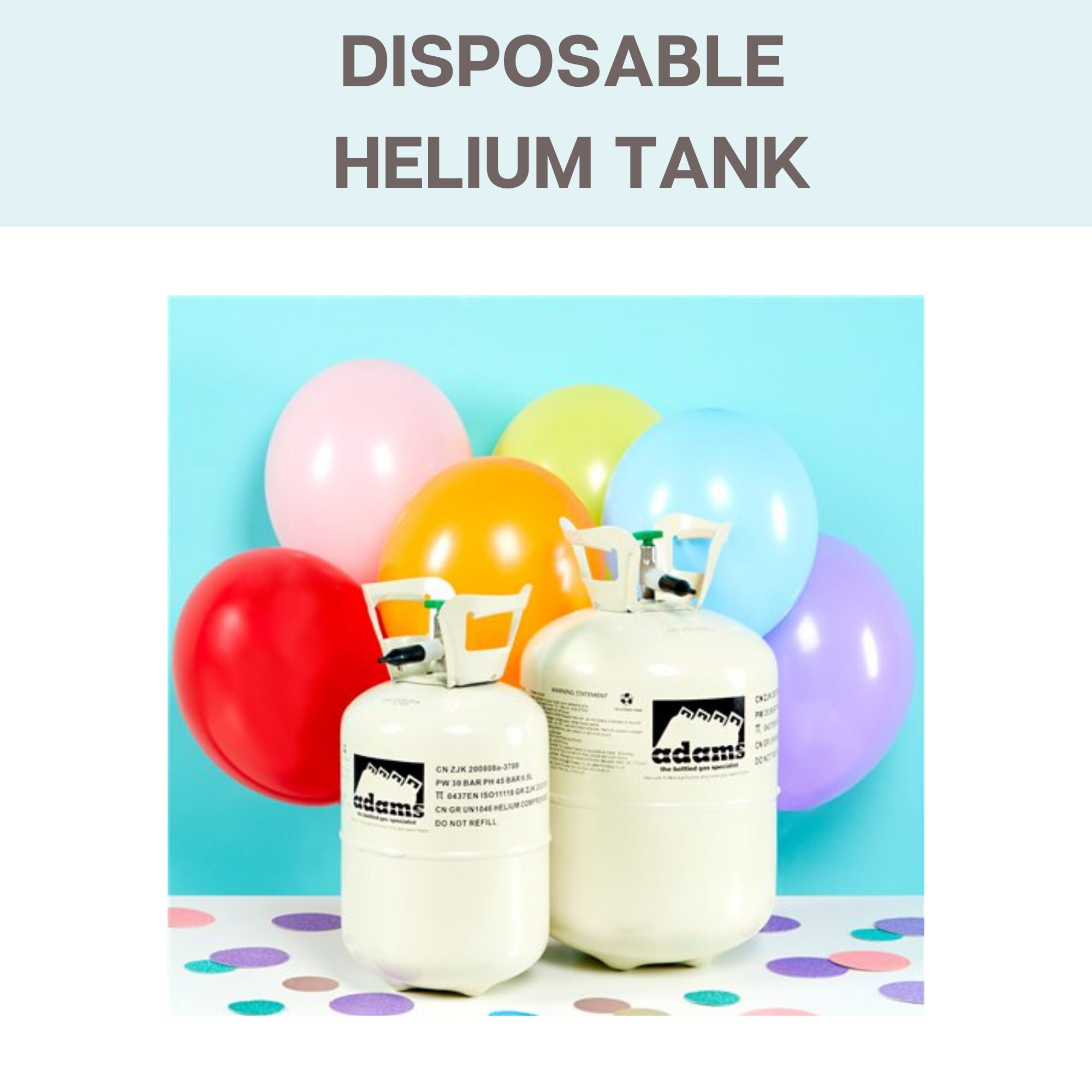Helium Balloon Gas Canister Quality