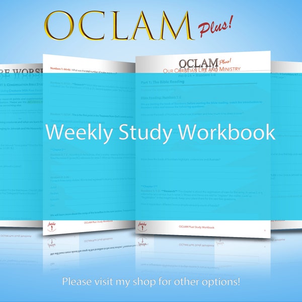 April29-May5_OCLAM_Plus.pdf - OCLAM Plus! Weekly Study Workbook -  Meetings, Personal Study, homeschool, Worksheets for kids, teens, adult