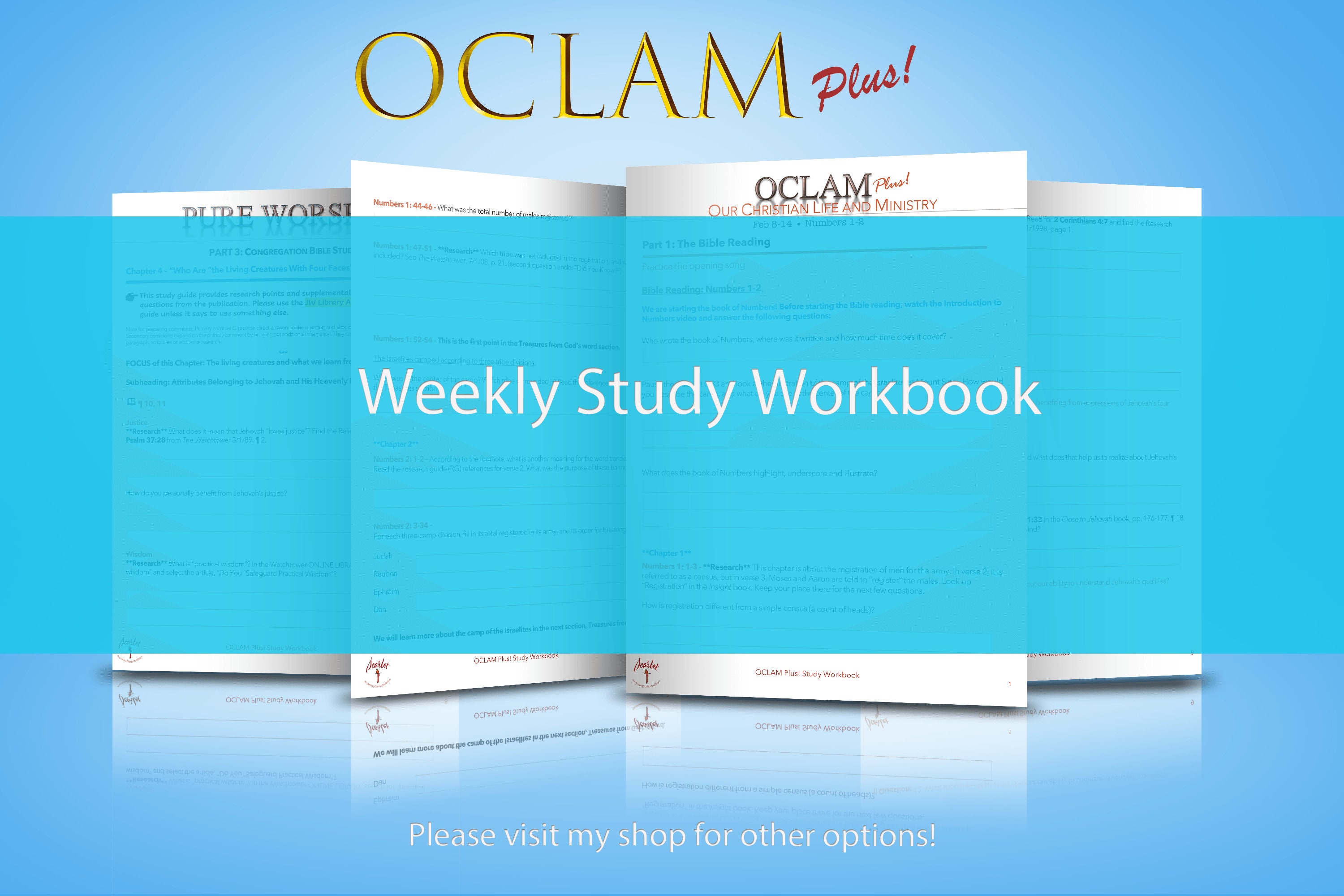 22-28 sept._OCLAM_Plus.pdf- OCLAM Plus ! Cahier d'exercices hebdomadaire - Réunions, étude personnelle, école à la maison, feuilles de travail pour enfants, adolescents, adultes
