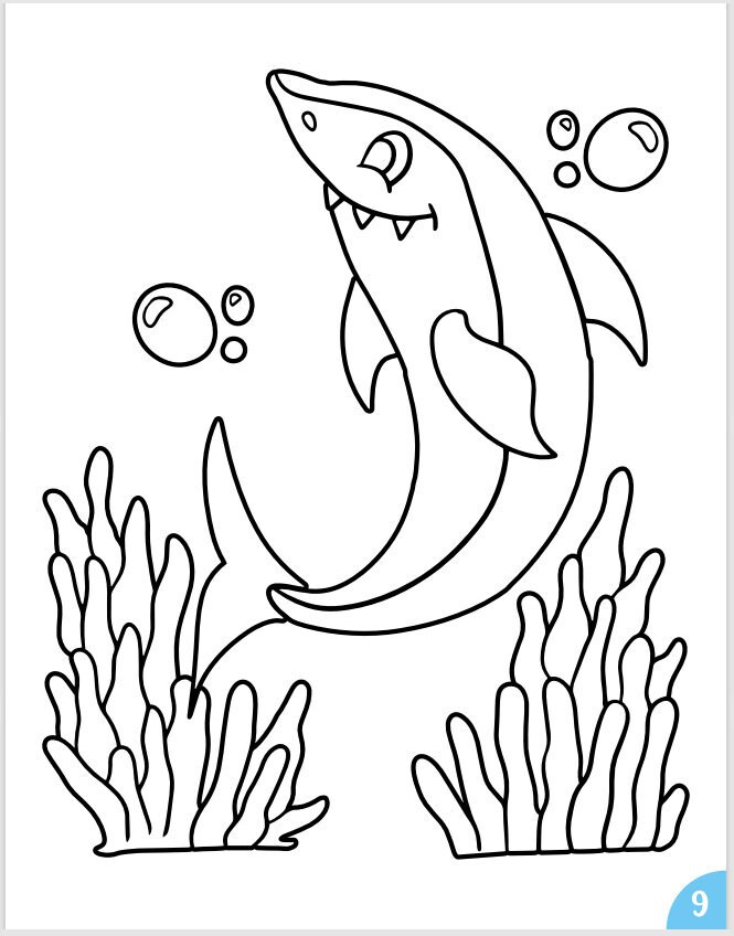 Under the sea coloring 15 pages of printable fun | Etsy
