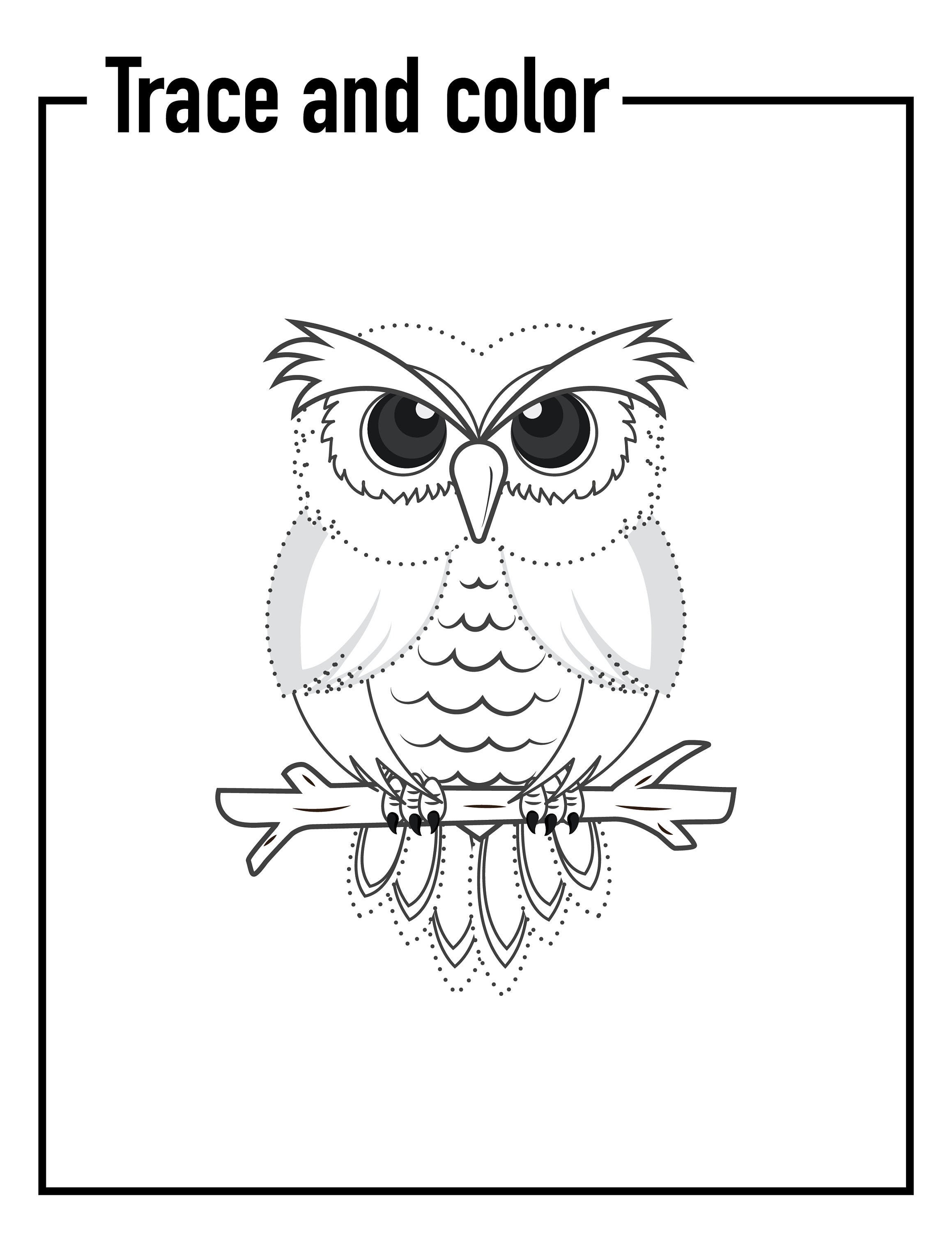 tracing and coloring printable pages etsy