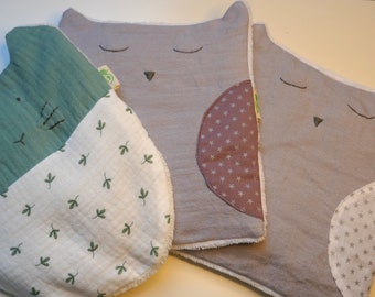children's removable flaxseed dry hot water bottle